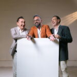 3 actors in the maltese translation of Arti by Yasmina Reza